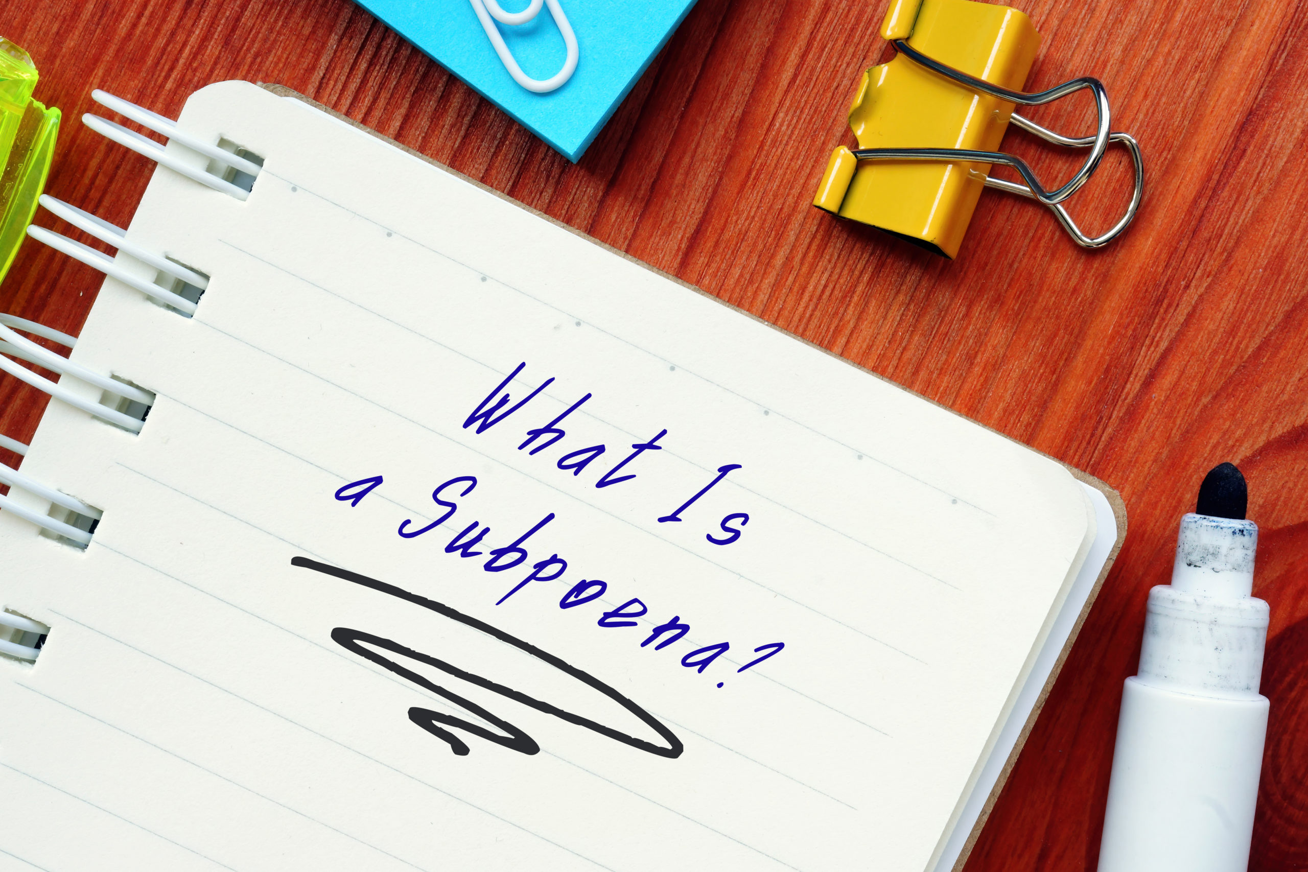 What Is a Subpoena?